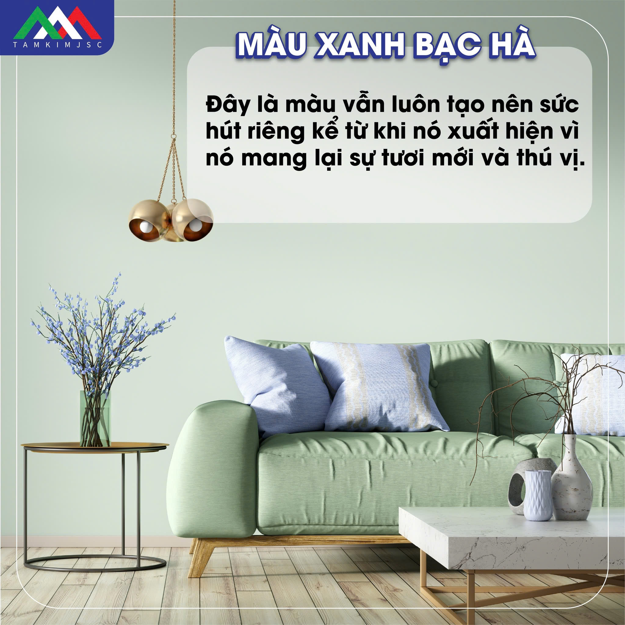 Màu xanh lá tươi mới !!!